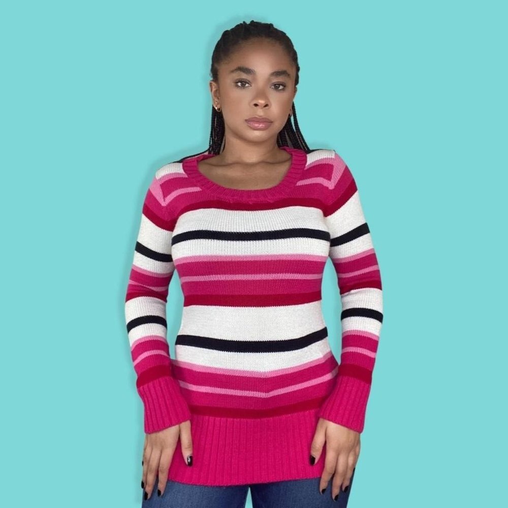 Colorful Striped Sweater